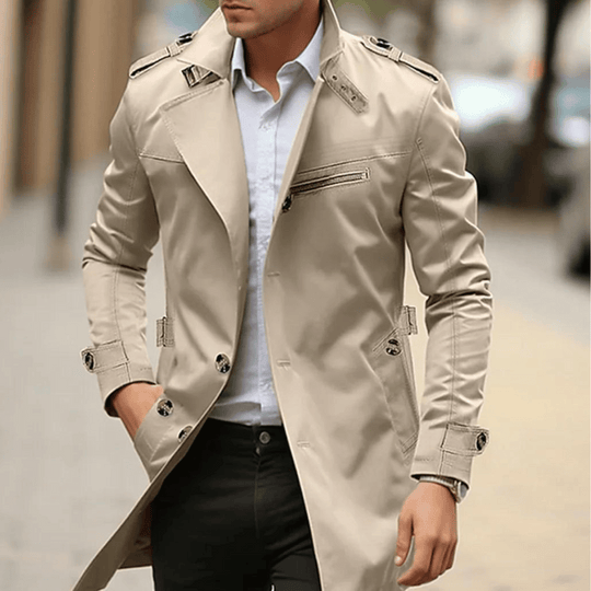 R&B | Klassischer Trenchcoat für Herren