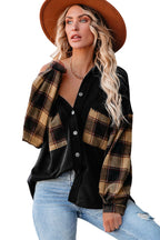 R&B | Gepunktete Flanellhemden Polyester und Baumwolle Einzigartiger Look
