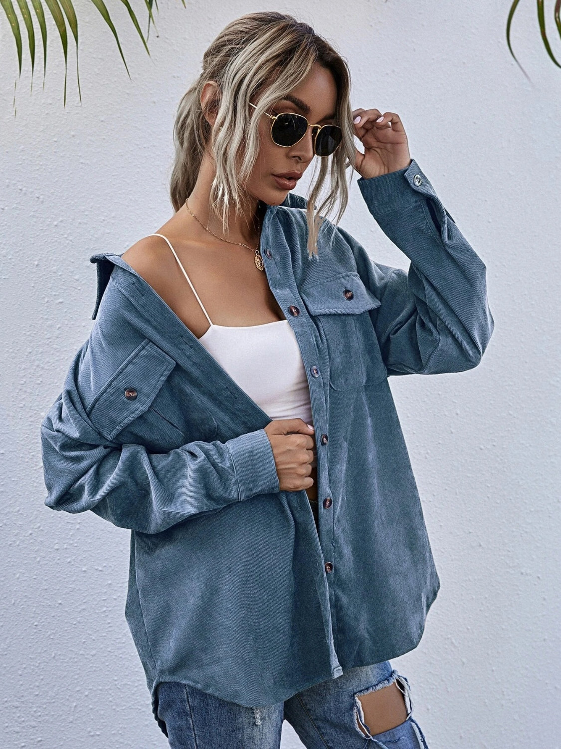 R&B | Cordura Dropped Shoulder Shacket