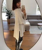 R&B | Gemütlicher Oversized Strickpullover In Sanftem Beige
