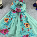 EB Floral Bestickter Schal