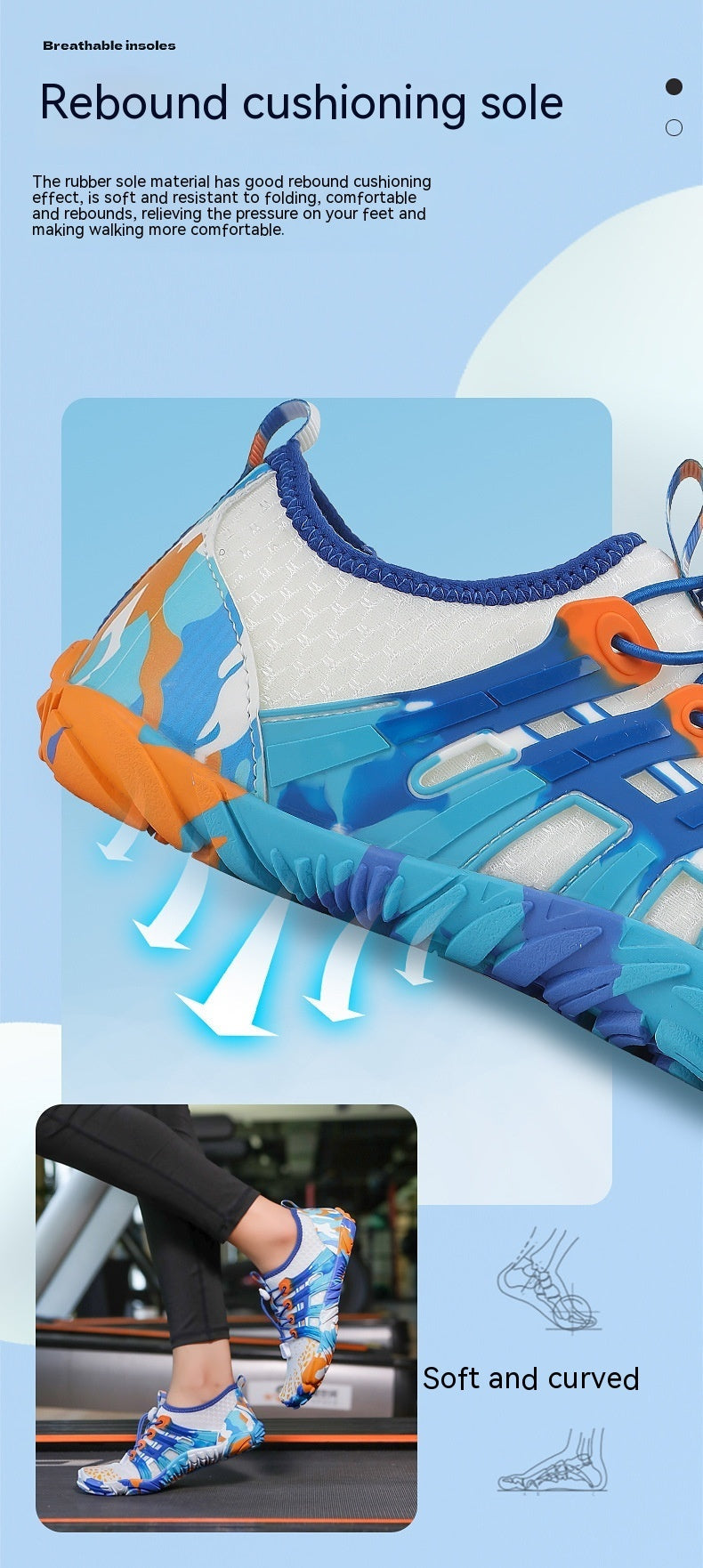 Damen Barfuß-Wasserschuhe für Abenteuer R&B