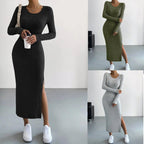 R&B | Gestricktes Langes Kleid für Frauen