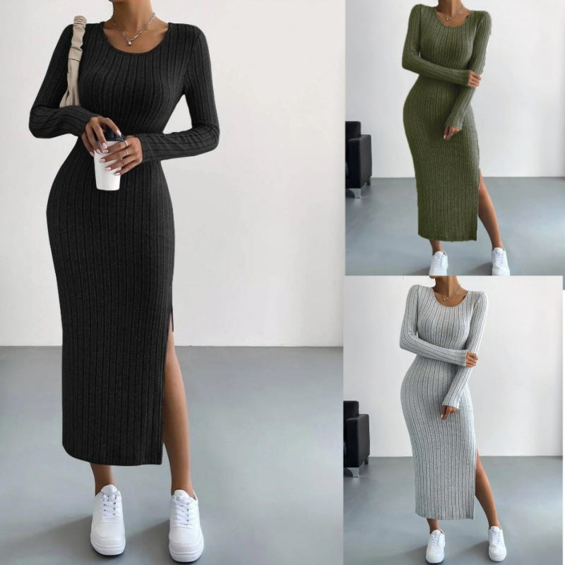 R&B | Gestricktes Langes Kleid für Frauen