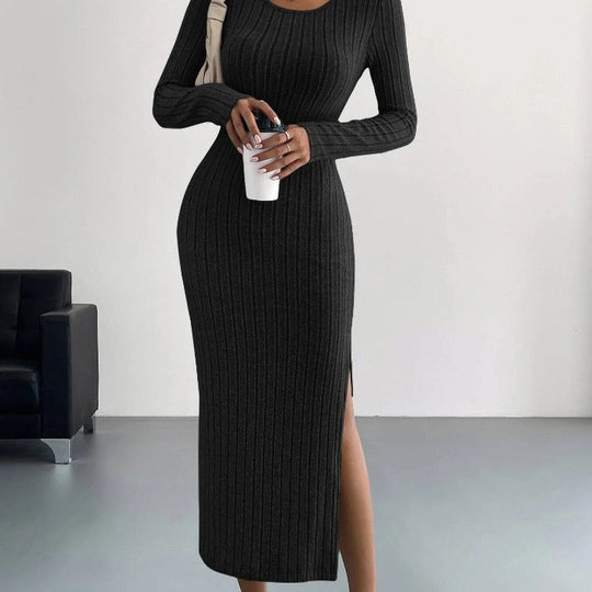R&B | Gestricktes Langes Kleid für Frauen