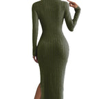 R&B | Gestricktes Langes Kleid für Frauen