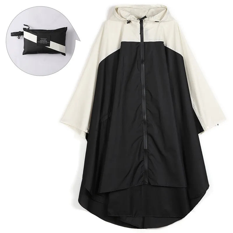 R&B | Tragbare Unisex wasserdichte Poncho mit Kapuze
