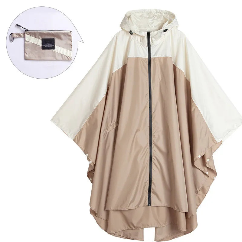 R&B | Tragbare Unisex wasserdichte Poncho mit Kapuze