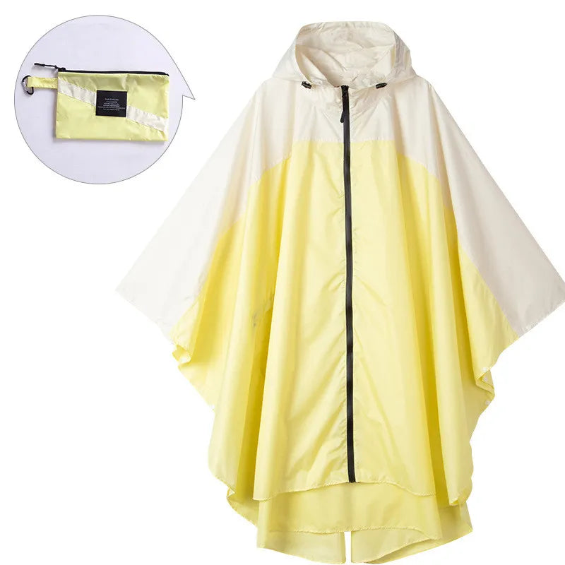 R&B | Wasserdichter Unisex-Poncho mit Kapuze