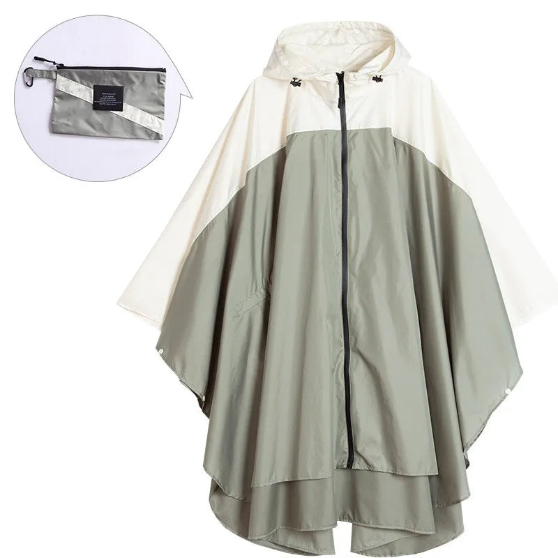 R&B | Wasserdichter Unisex-Poncho mit Kapuze