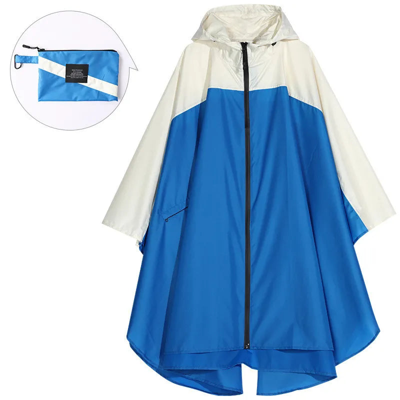 R&B | Tragbarer Unisex wasserdichter Poncho mit Kapuze