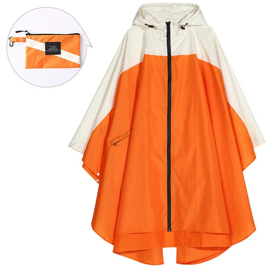 R&B | Wasserdichter Unisex-Poncho mit Kapuze