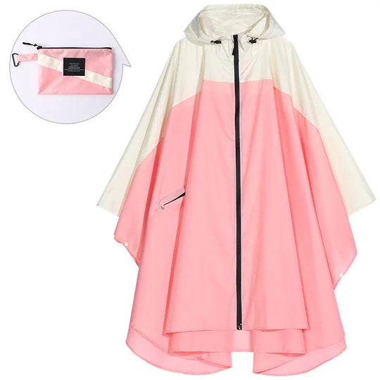 R&B | Tragbare Unisex wasserdichte Poncho mit Kapuze