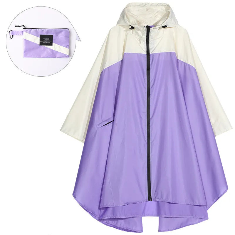 R&B | Tragbarer Unisex wasserdichter Poncho mit Kapuze
