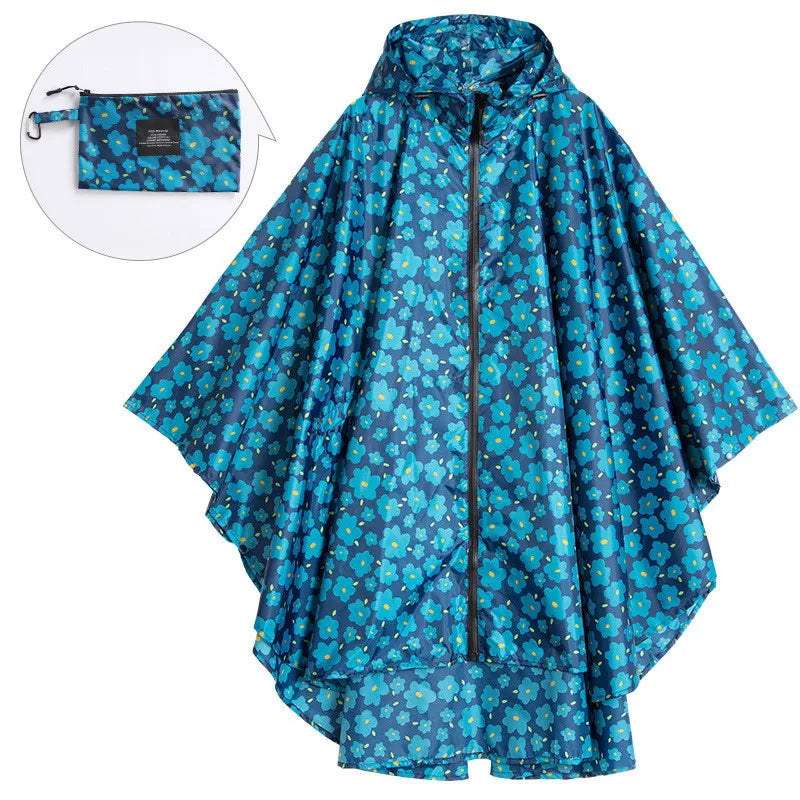 R&B | Tragbarer Unisex wasserdichter Poncho mit Kapuze