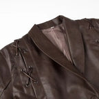 R&B | Damenjacke Vintage V-Ausschnitt