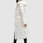 R&B | Damen gepolsterte Kapuzen Winterjacke