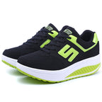 Damen nan Balance-Walking-Sneaker mit ergonomischer Wippsohle und entlastender Mittelsohle R&B