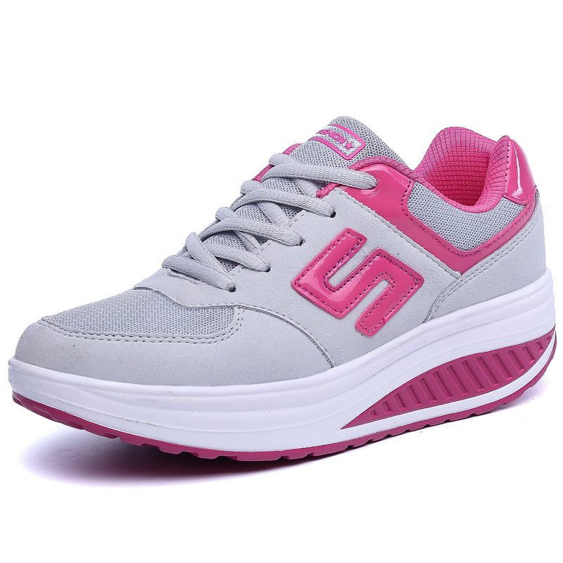 Damen nan Balance-Walking-Sneaker mit ergonomischer Wippsohle und entlastender Mittelsohle R&B