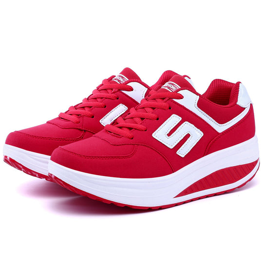 Damen nan Balance-Walking-Sneaker mit ergonomischer Wippsohle und entlastender Mittelsohle R&B