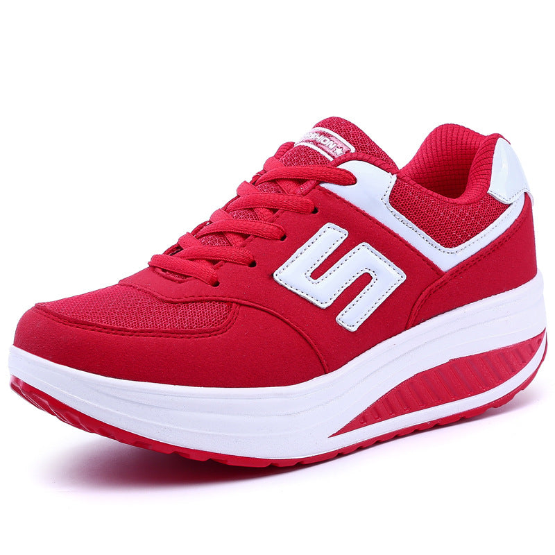 Damen nan Balance-Walking-Sneaker mit ergonomischer Wippsohle und entlastender Mittelsohle R&B