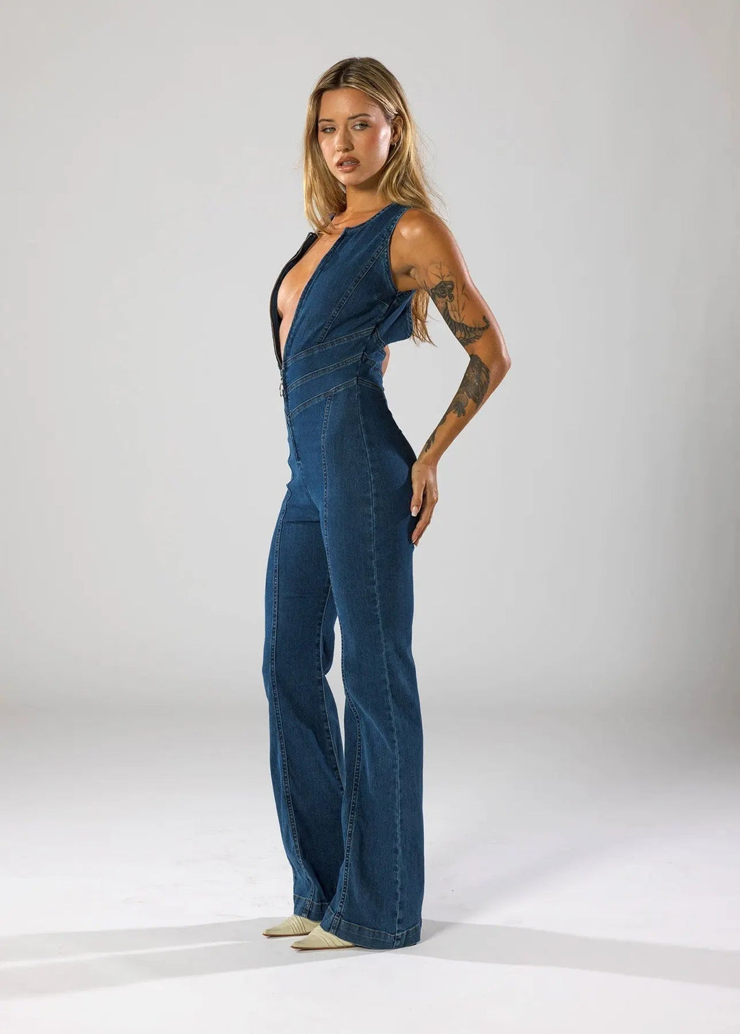 R&B | Denim Jumpsuit
