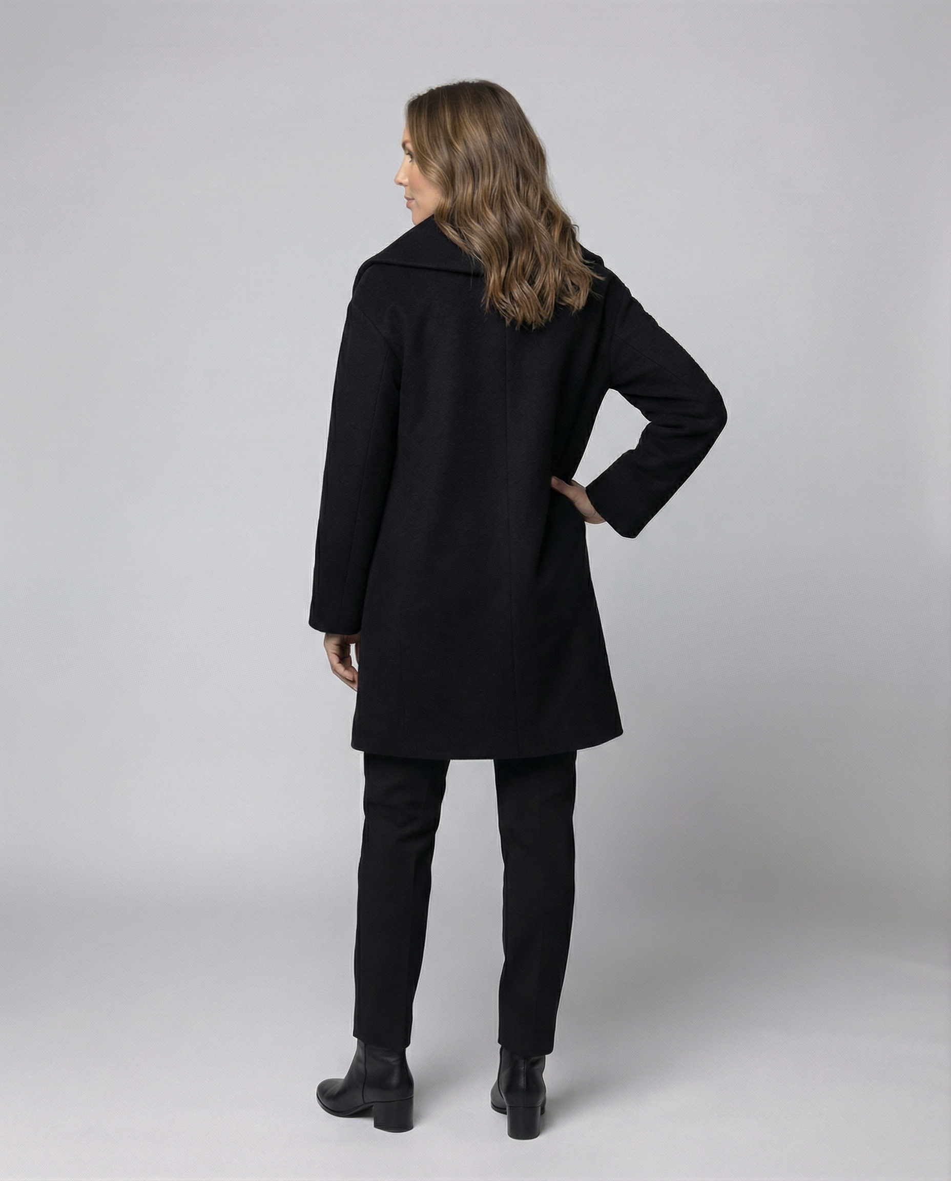 Klassische Gefütterte Winterjacke Damen
