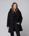 Klassische Gefütterte Winterjacke Damen