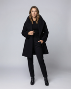 Klassische Gefütterte Winterjacke Damen