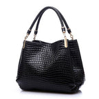 R&B | Schultertasche mit Krokodil Muster