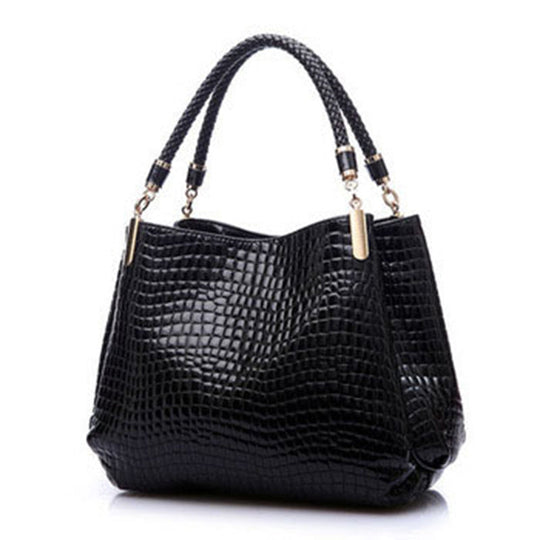 R&B | Schultertasche mit Krokodil Muster