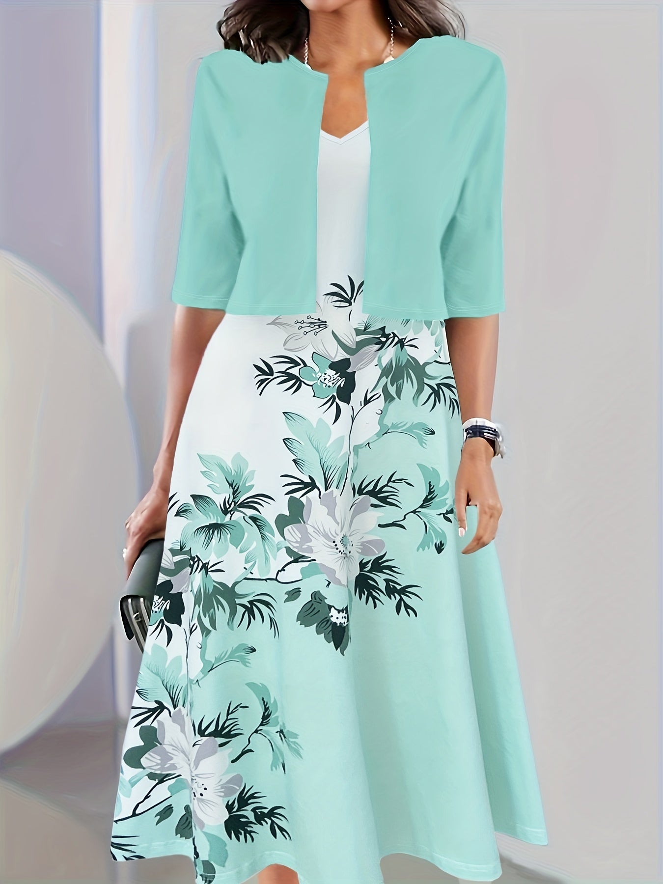 R&B | Zweitiligs Kleid Schick/Elegant Vielseitigs Design