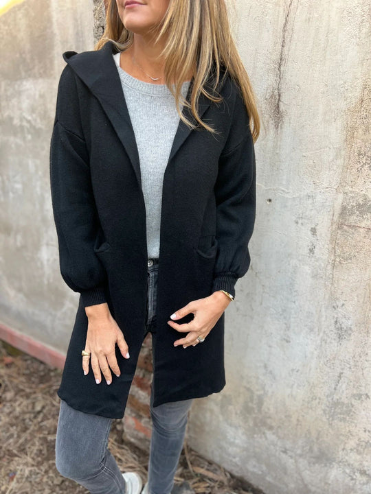 R&B | Casual-Jacke mit Kapuze und Taschen