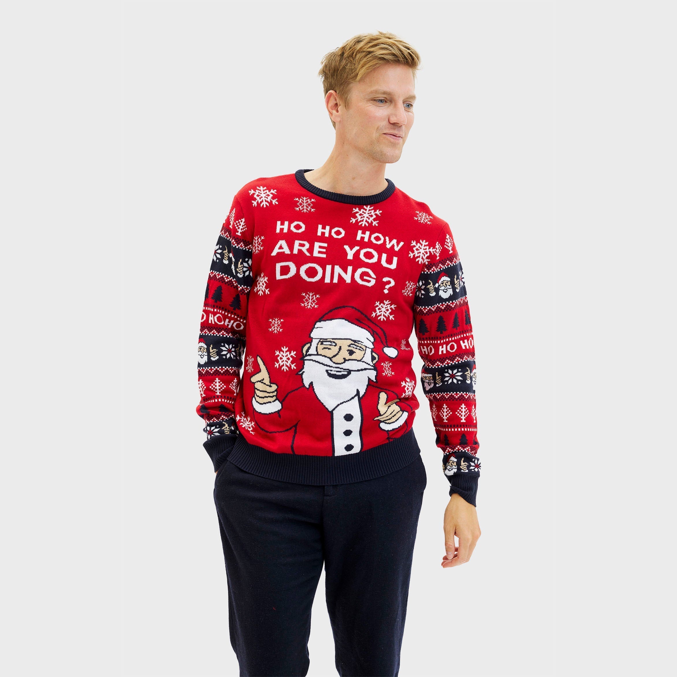 R&B | Ho ho wie geht es dir Weihnachtspullover Herren