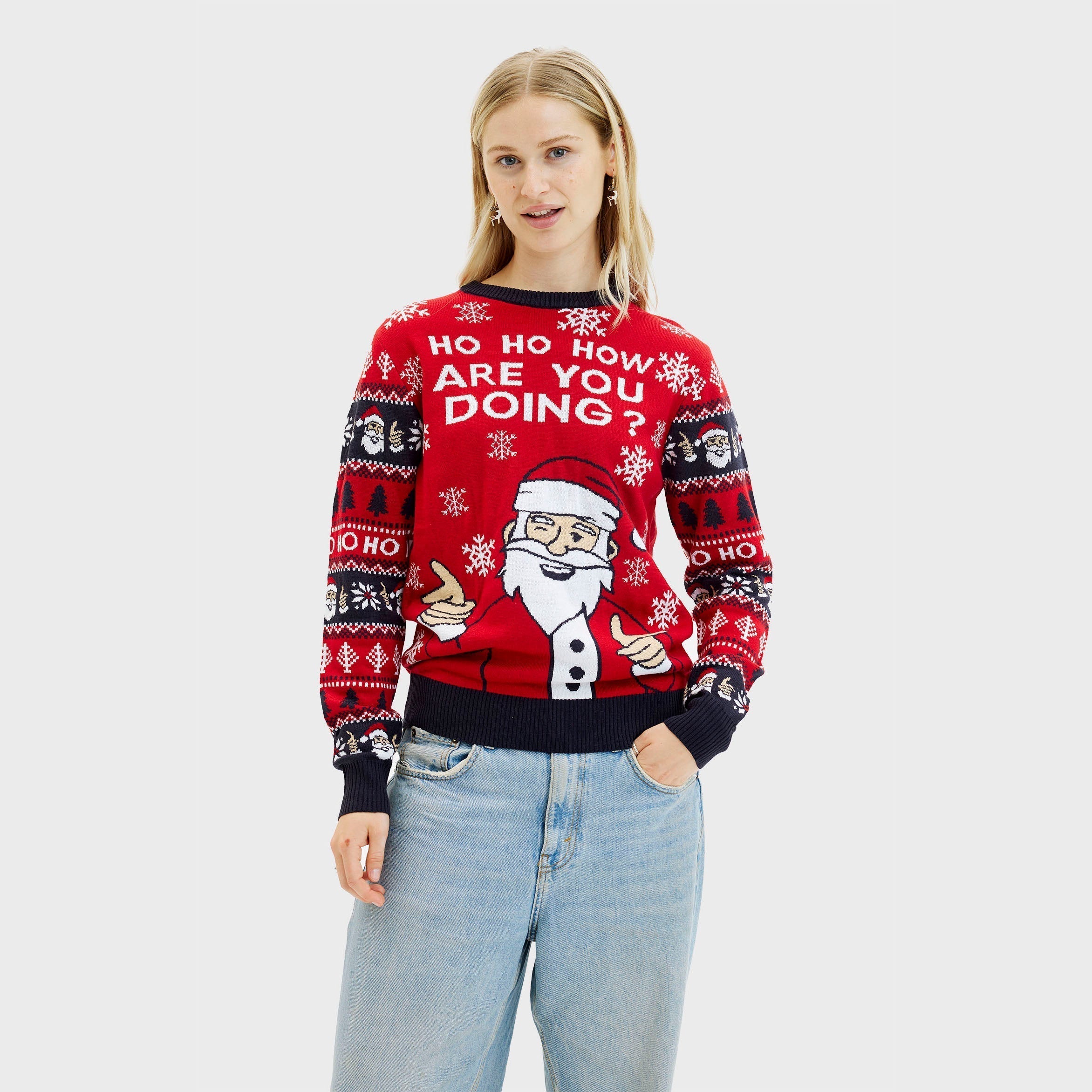 R&B | Ho ho wie geht's dir Weihnachts-Pullover Frauen
