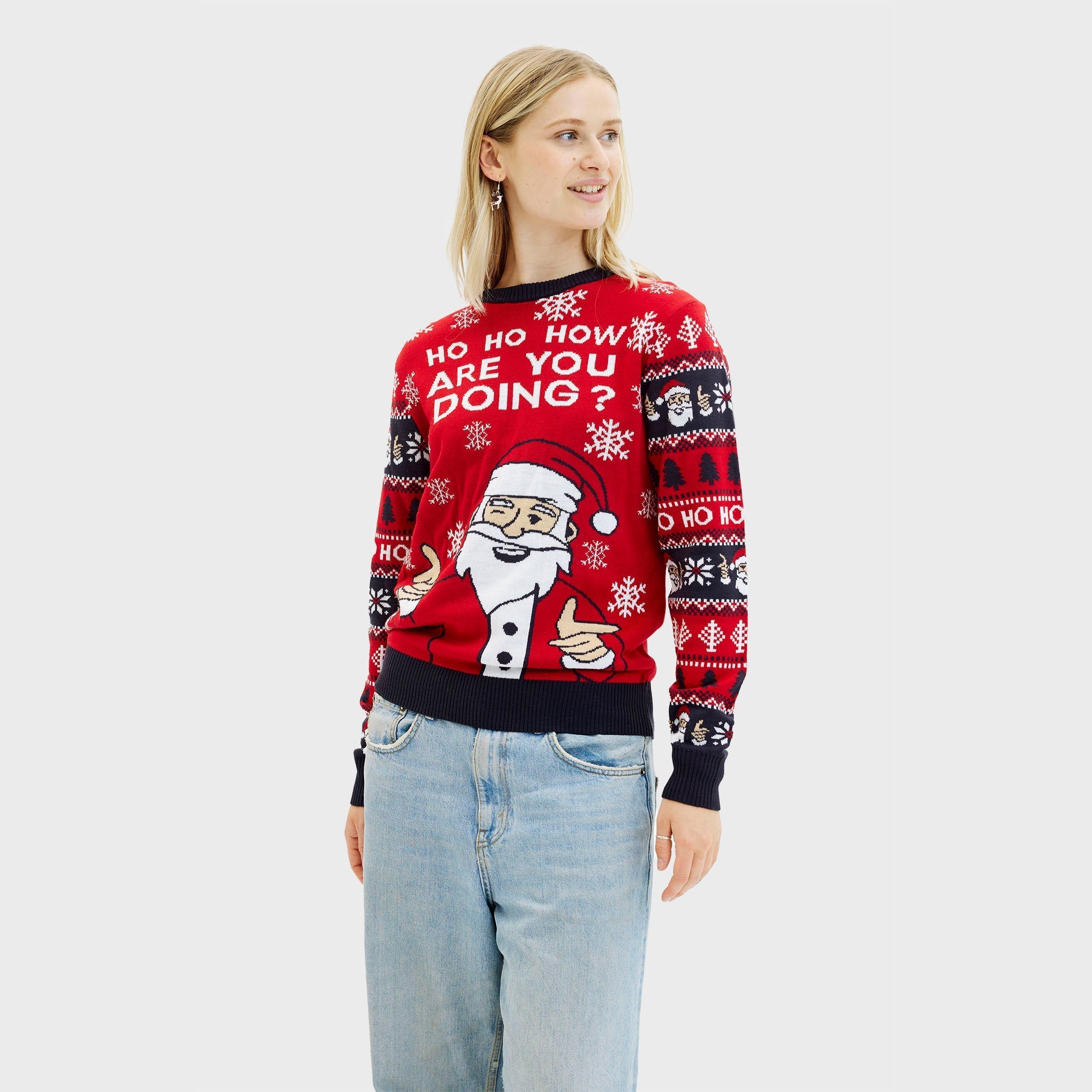 R&B | Ho ho wie geht's dir Weihnachts-Pullover Frauen