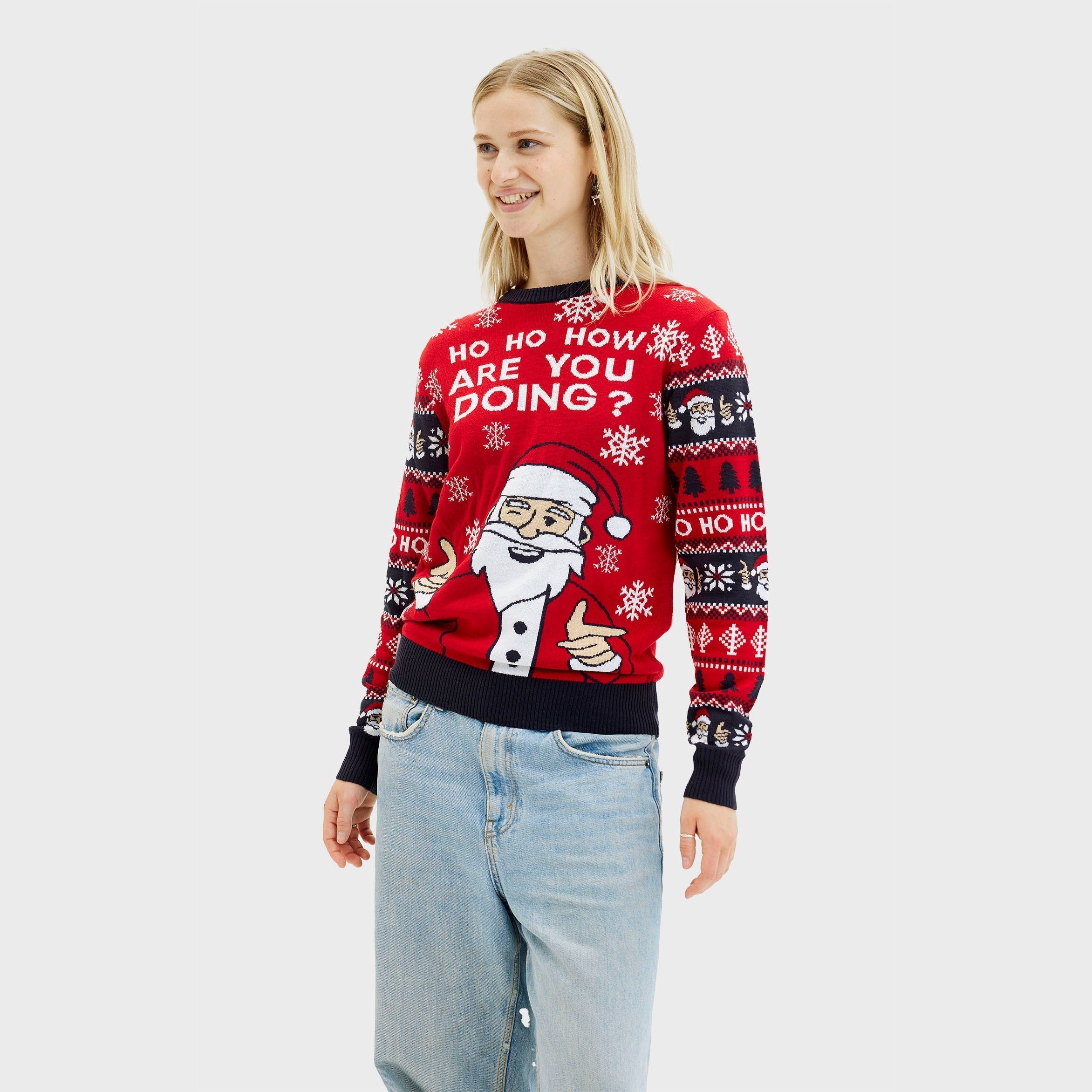 R&B | Ho ho wie geht's dir Weihnachts-Pullover Frauen