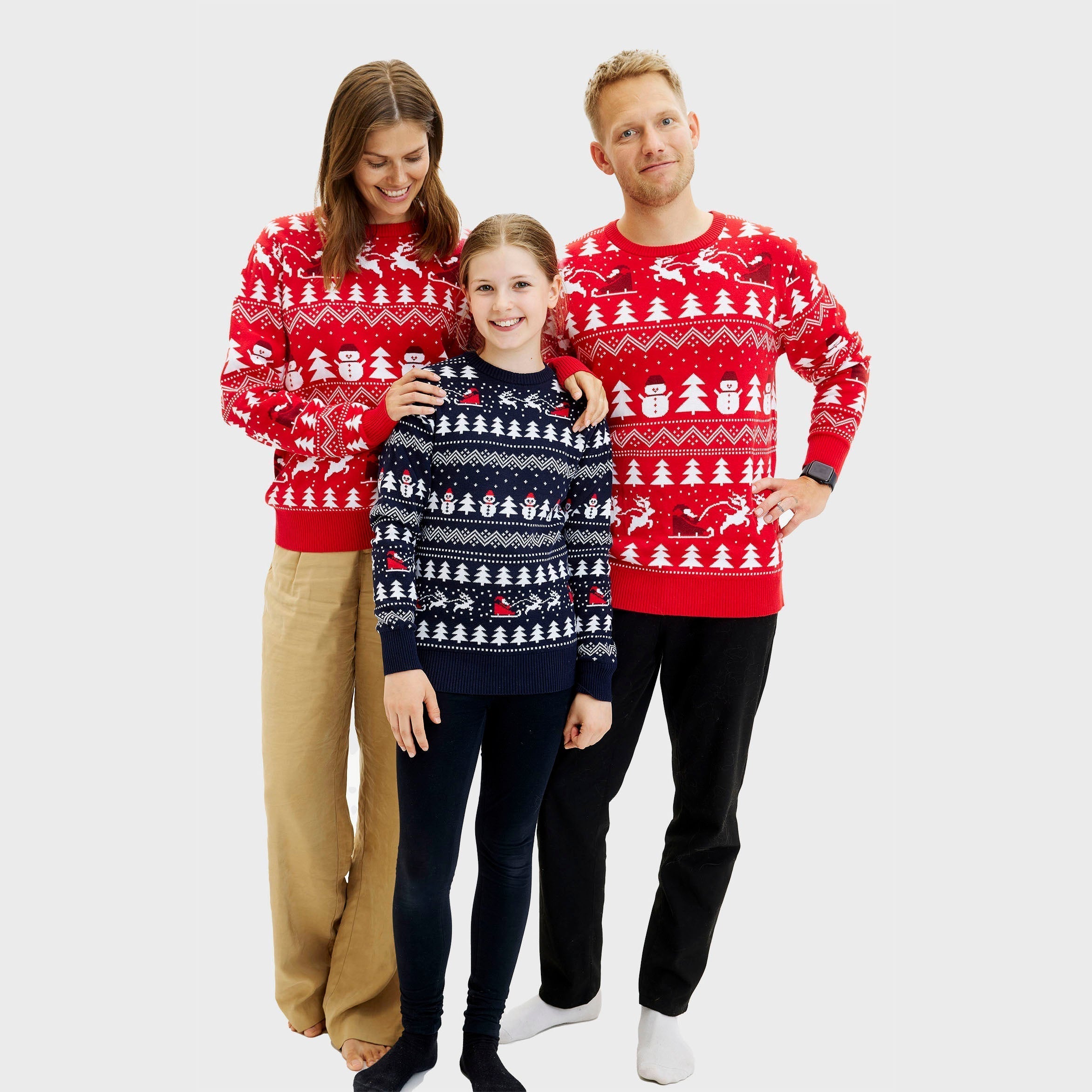 R&B | Der stilvolle Weihnachtspullover rot Damen