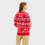 R&B | Der stilvolle Weihnachtspullover rot Damen