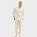 R&B | Weihnachts sweatshirt set beige Herren
