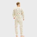 R&B | Weihnachts sweatshirt set beige Herren