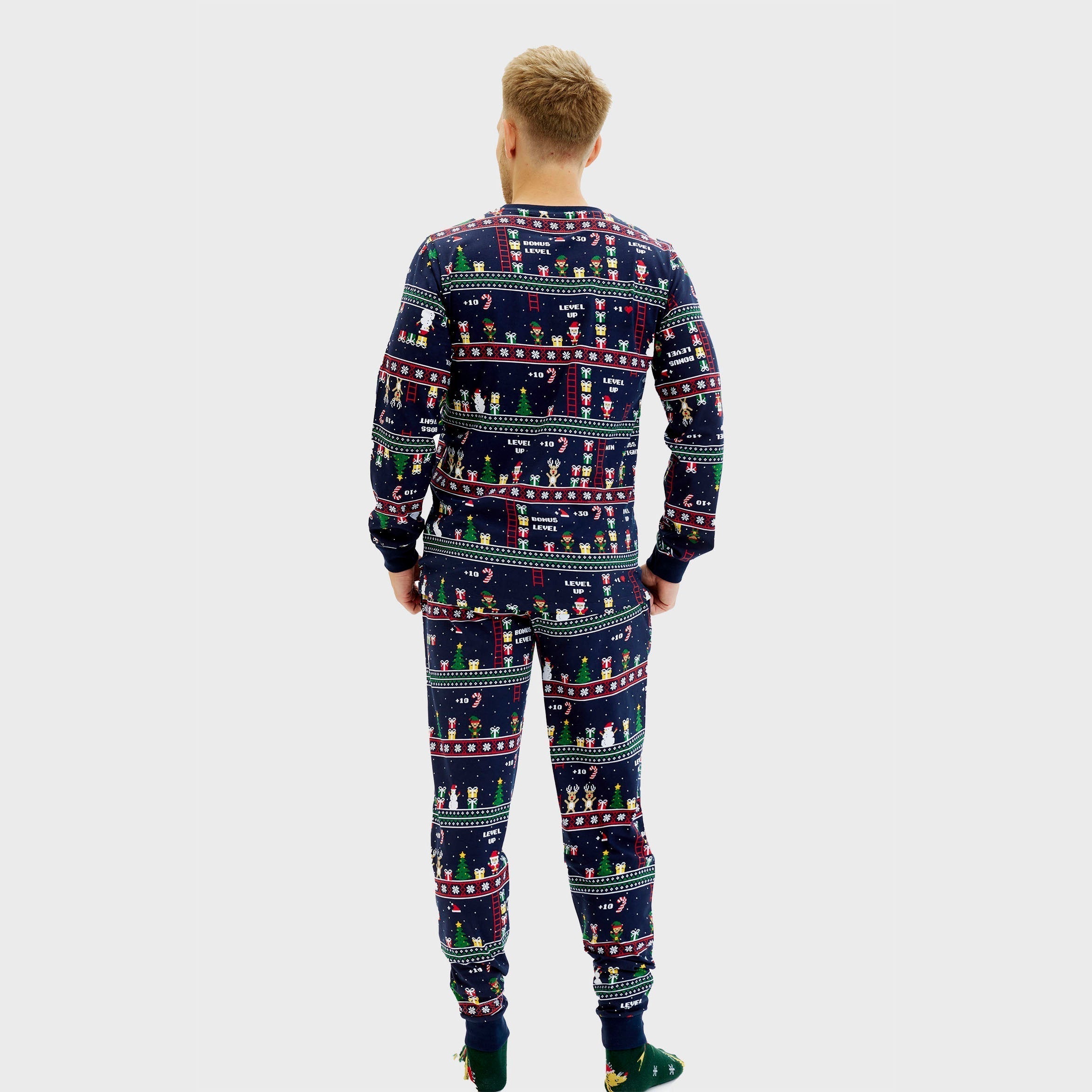 R&B | Vintage Gamer Weihnachts-Pyjama Herren