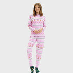 R&B | Ultimative Weihnachts-Pyjamas Pink Damen