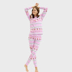 R&B | Ultimative Weihnachts-Pyjamas Pink Damen