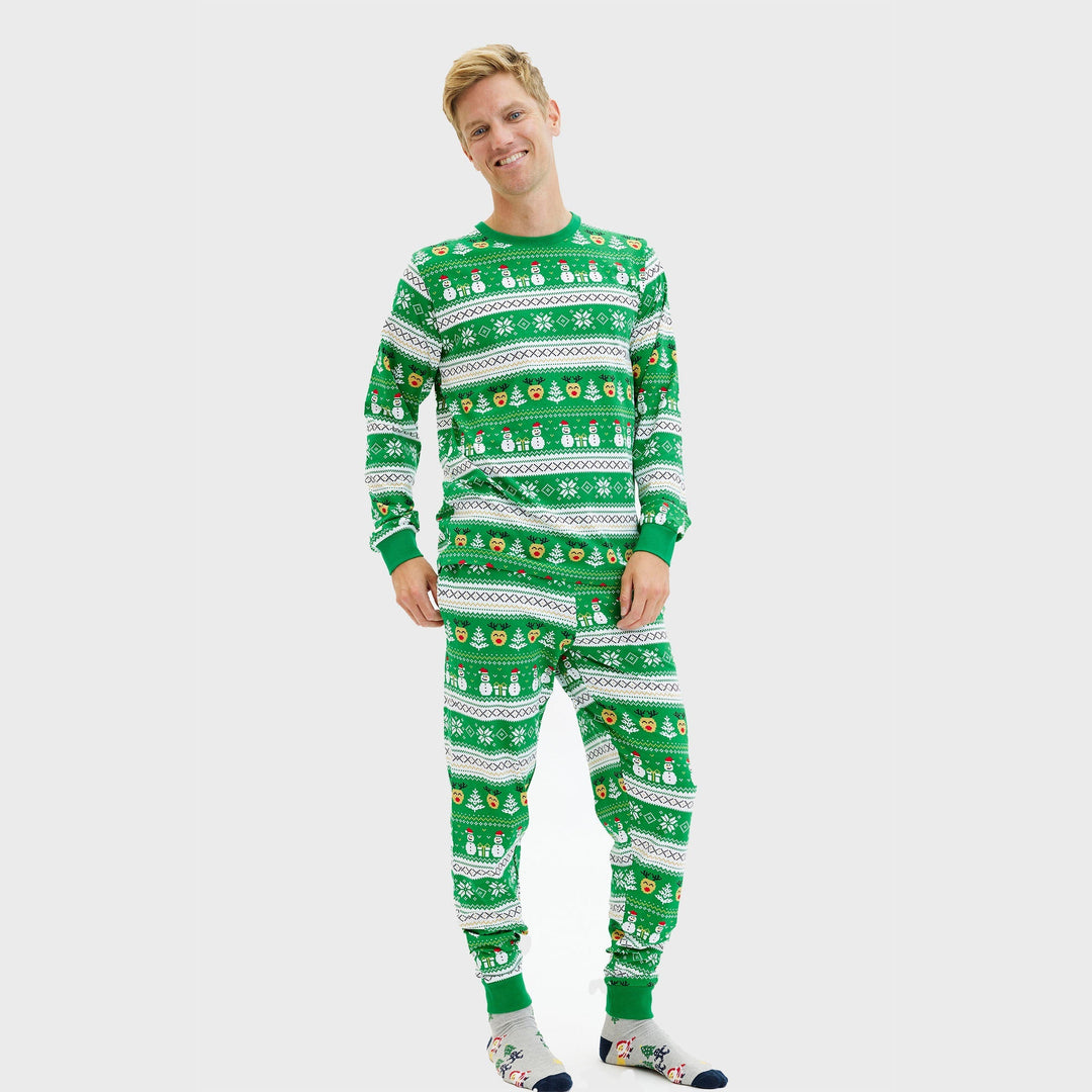 R&B | Ultimative Weihnachts-Pyjama grün Herren