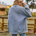 R&B | Denimcharm Klassisch Vintage Denim Jack für Damen