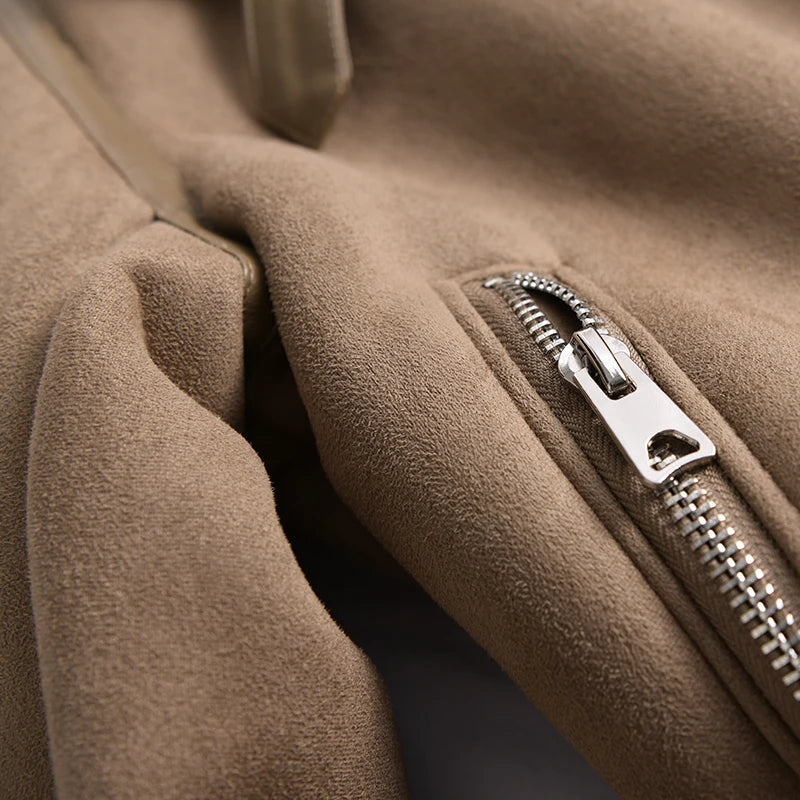 R&B | Wildleder Winterjacke - Warm & Stilvoll