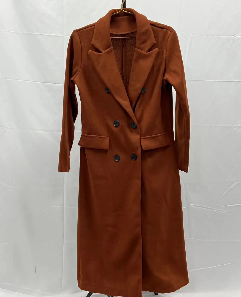 R&B | Lange Elegante Taillierte Trenchcoat Für Damen | Perfekt Für Herbst Und Winter