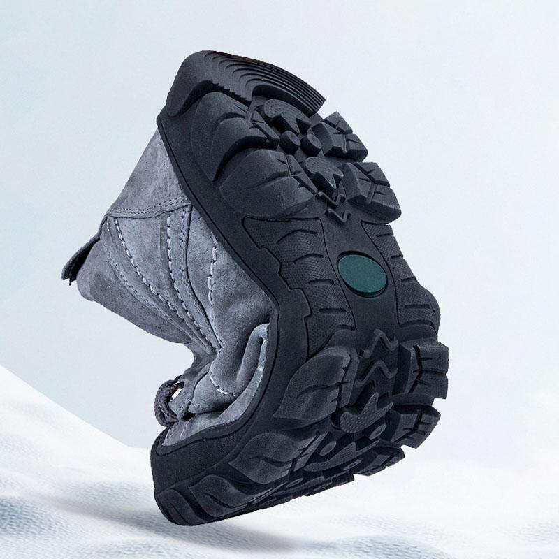 Warme und hohe Arbeitssicherheitsstiefel aus Winter Kaschmir und Stahlkappe R&B