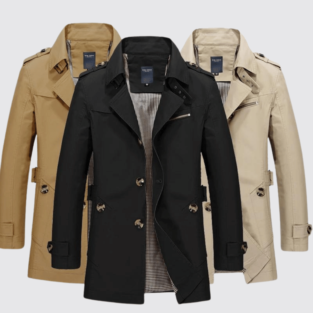 R&B | Klassischer Trenchcoat für Herren